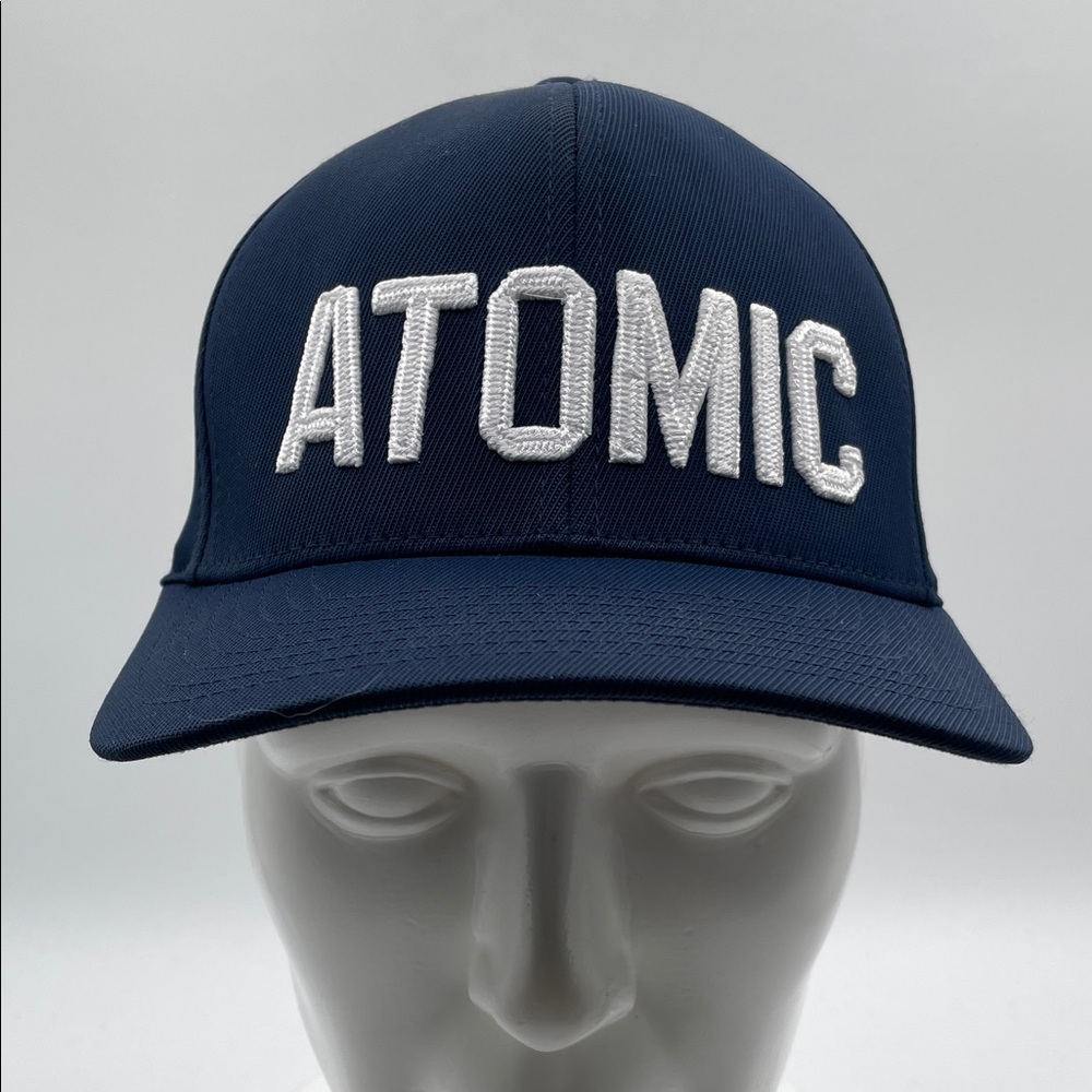 NWT Atomic G/Fore Navy Blue SnapBack Golf Cap Flexfit 110 Adjustable Hat - Picture 13 of 13
